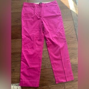 Talbots Fuchsia The Perfect Crop Pants- NWT